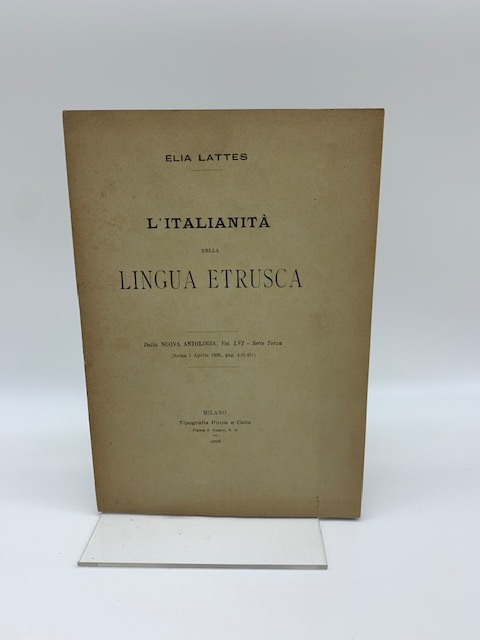 L'italianità nella lingua etrusca